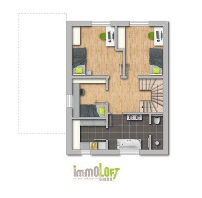 Grundriss Obergeschoss