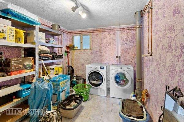 Hauswirtschaftsraum im Keller