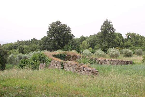 Grundmauern der alten Mühle