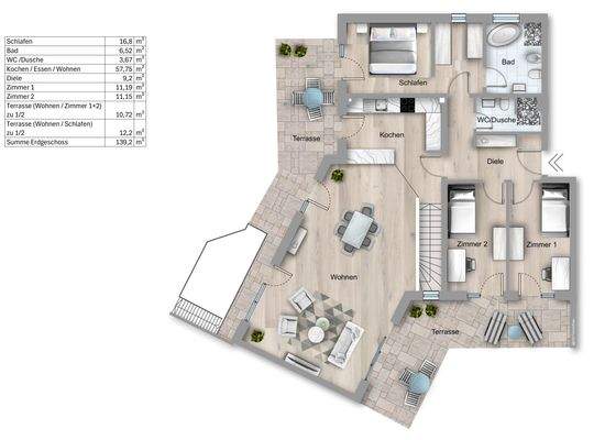 Grundriss Erdgeschoss