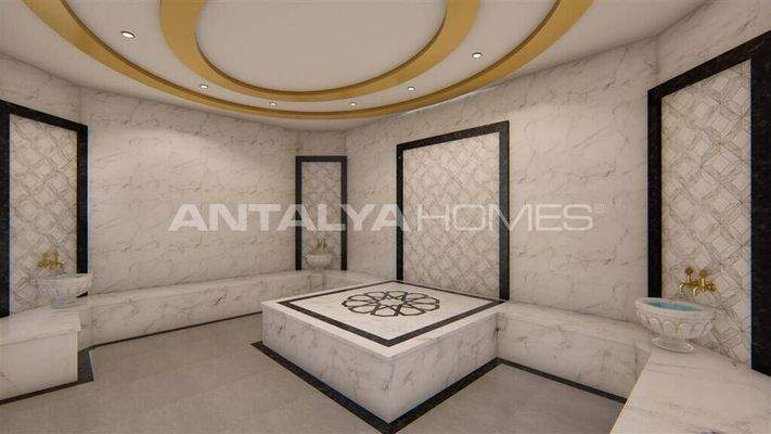 Real Estate with Rich Communal Amenities in Alanya Mahmutlar