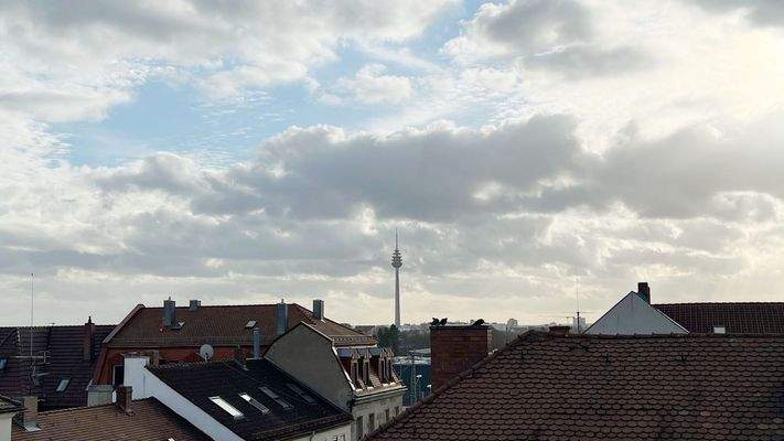 Ausblick vom DG auf die Stadt Nürnberg