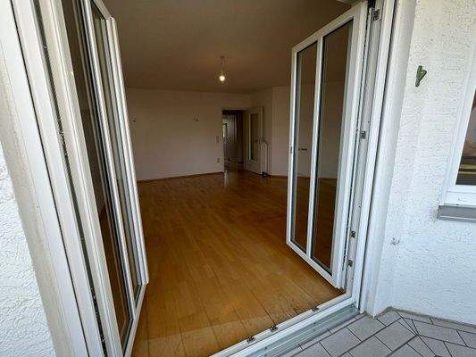 Blick in das Wohnzimmer