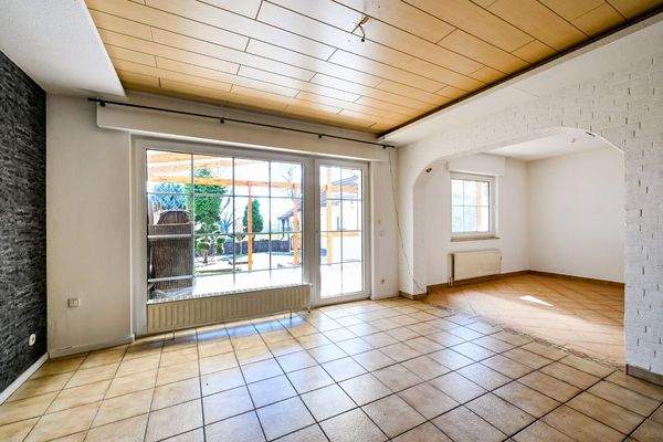 der großzügige Wohnbereich