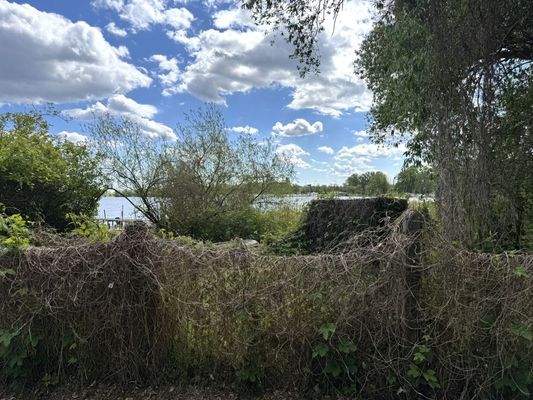 Ein Seegrundstück, wild romantisch