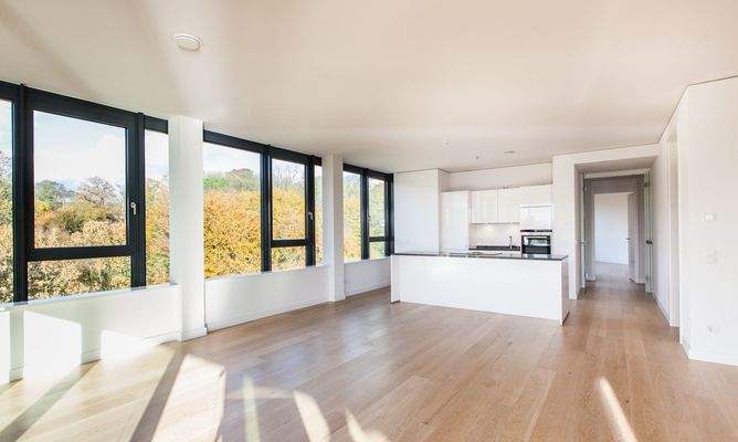 Großzüger Wohnbereich mit offener Küche