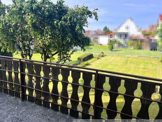 Terrasse Blick Garten