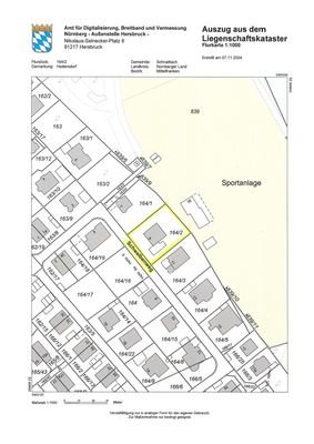 Lageplan Flur-Nr. 164/2