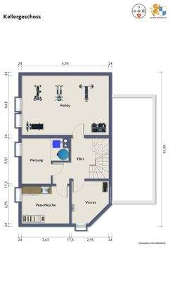Grundriss Kellergeschoss