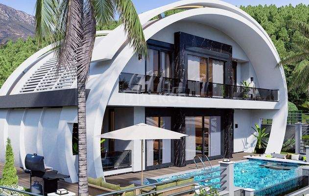 Unique Villas with Private Pool in Alanya Kargıcak