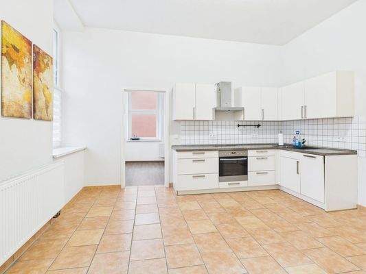 Küche mit Blick in Essen