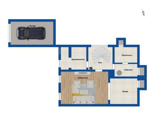 Grundriss Kellergeschoss