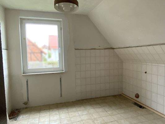 Rohbaubad im Obergeschoss