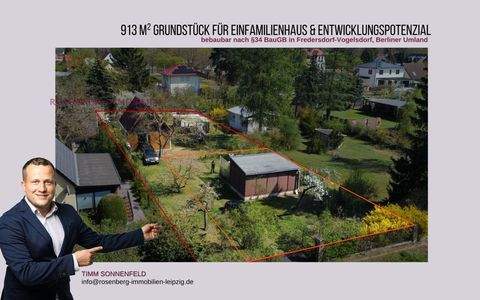 Fredersdorf-Vogelsdorf Grundstücke, Fredersdorf-Vogelsdorf Grundstück kaufen