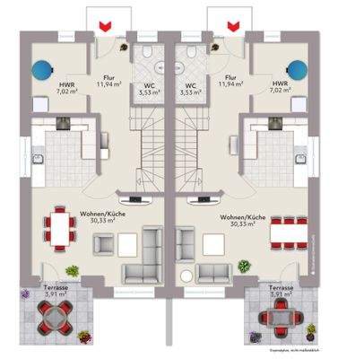 Grundriss Erdgeschoss Muster