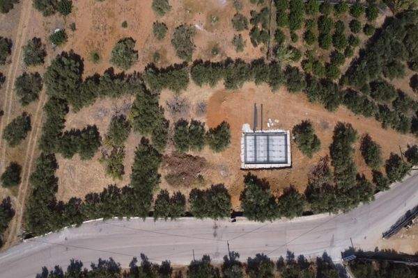 Kreta, Maleme: Ruhige zweistöckige Villa mit Meerblick zu verkaufen