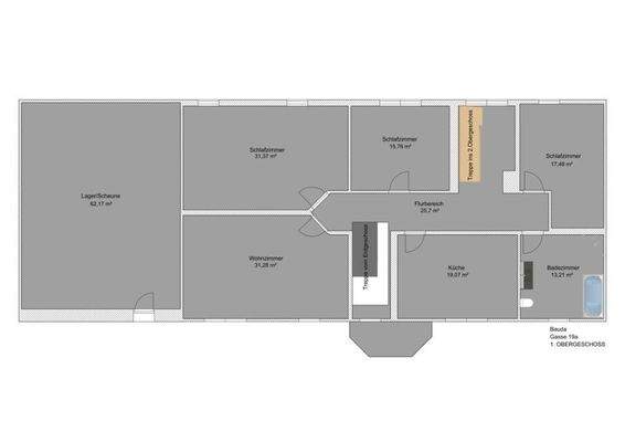 Grundriss 1. Obergeschoss