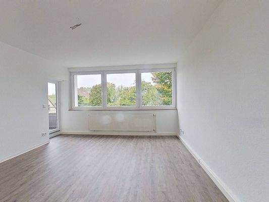 Ansicht I: Wohn- und Esszimmer