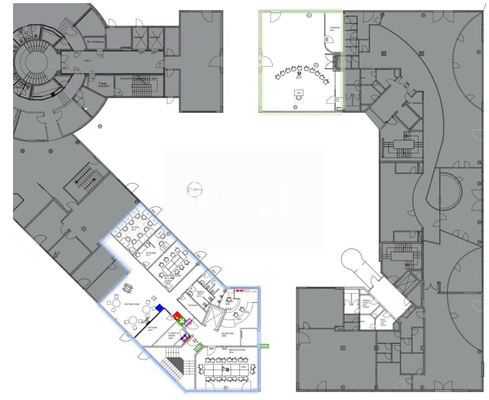 Haus 3 - EG - 284,47 m² (blau)