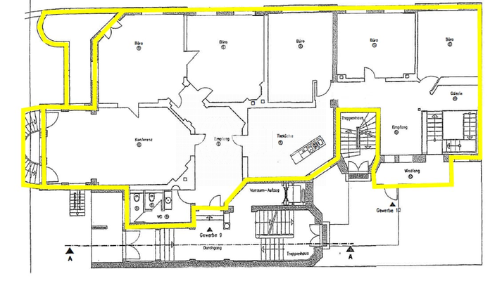 Hochparterre - ca. 315 m²