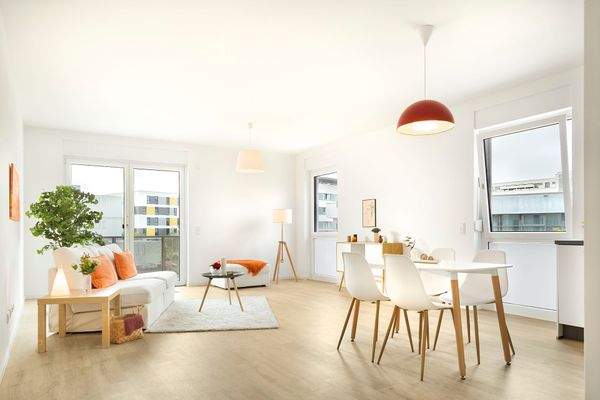 Sonnenhöfe - große Fensterflächen