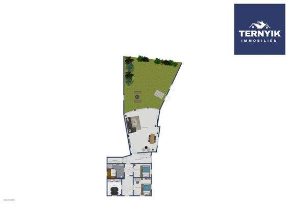 Exposéplan (nicht maßstäblich) Obergeschoss