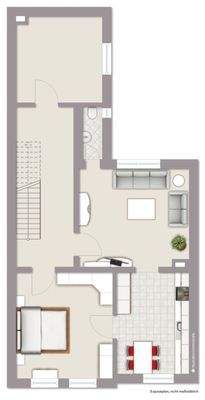 Grundriss 1. und 2. Obergeschoss