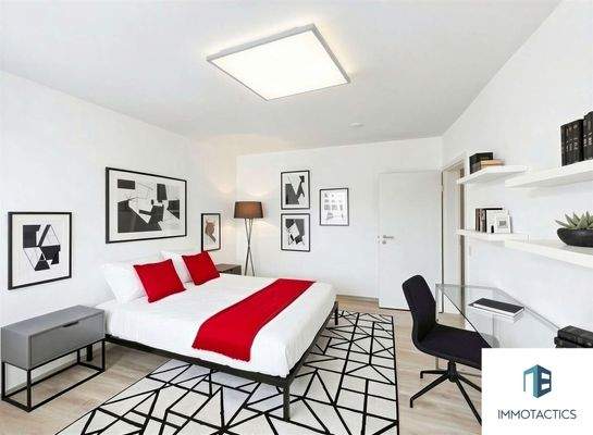 Schlafzimmer EG - Einrichtungsbeispiel