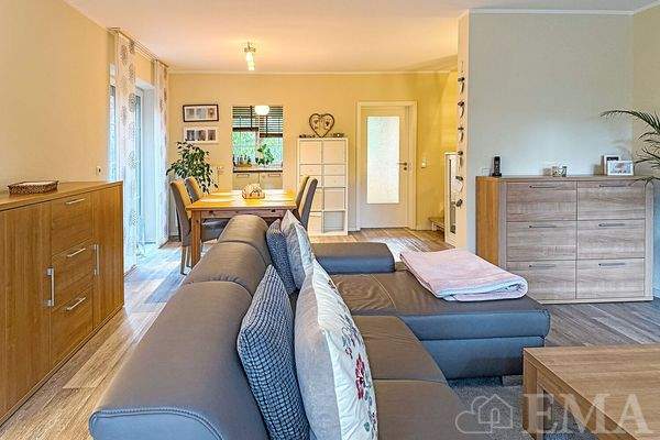 Blick vom Wohnbereich