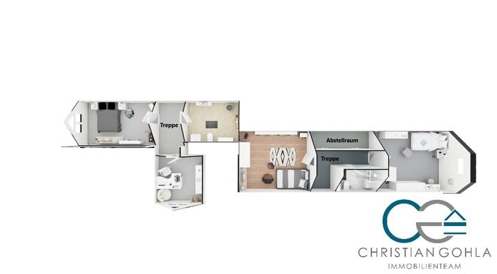 3D Grundriss DG