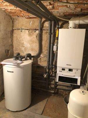 Gasheizung W-Wasserspeicher