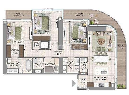 Apartments in a Magnificent Location in Downtown Dubai