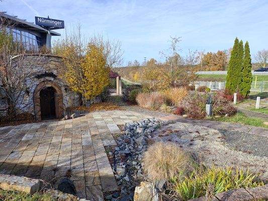 Außenausstellung Weinkeller