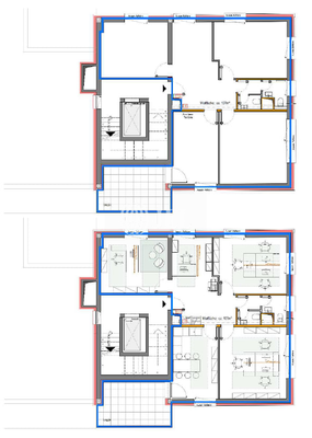 Grundriss 2.-5. Obergeschoss T