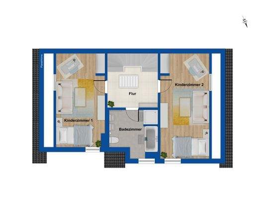 Grundriss Dachgeschoss