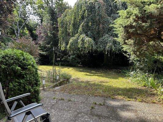 Blick aus der Terrasse