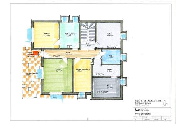 Grundriss Untergeschoss