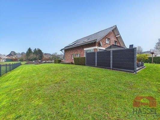 Freistehend mit Privatsphäre