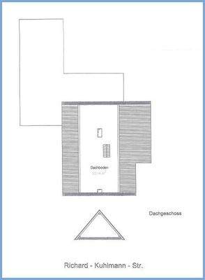 Grundriss Dachboden