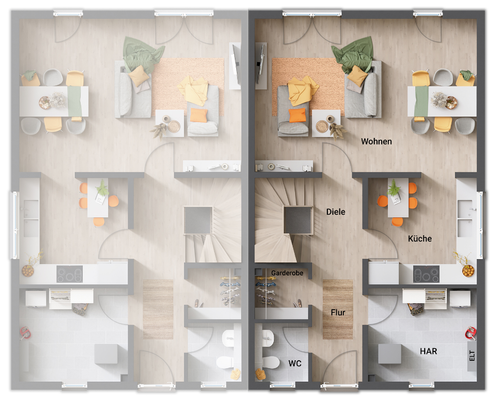 Doppelhaus Duett 125