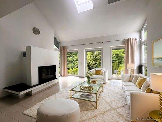 Wohnbereich KI Visualisiert