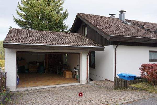 die unterkellerte Doppelgarage