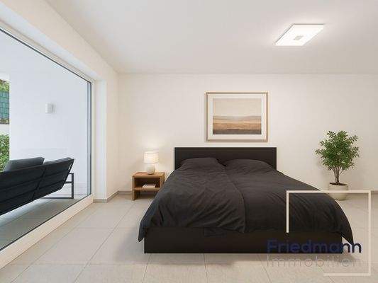 Einrichtungsvorschlag Schlafzimmer (unverbindliche Visualisierung)