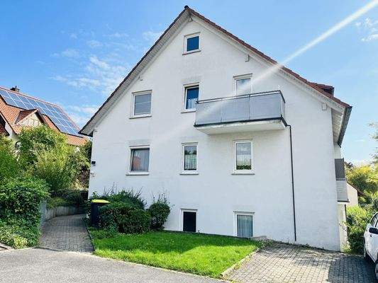 Westansicht mit Hauszugang