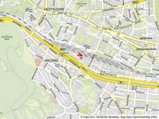 Geolyzer Kartenausschnitt