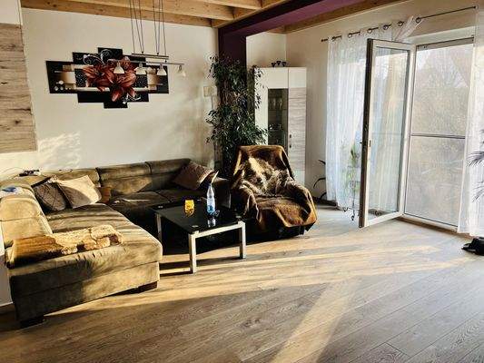 heller Wohnbereich mit Terrassenzugang