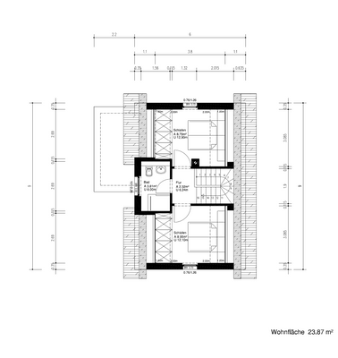 Grundriss Dachgeschoss (Planungsbeispiel)