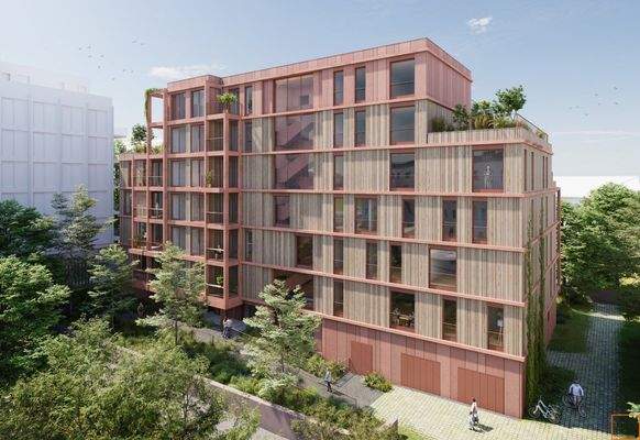 FUNKHAUS - Holz-Hybrid Neubau - Bauteil SOLO