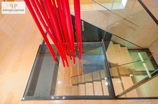 Glasdetail Treppe