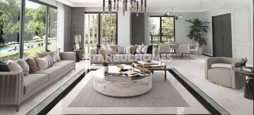 Luxury 5-Bedroom Villas with Pools and Security in Istanbul